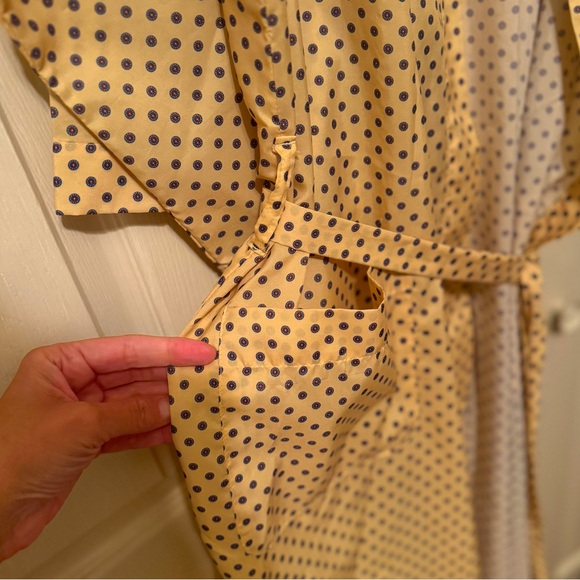 Silk Pierre Cardin Vtg Designer Robe - Picture 6 of 6